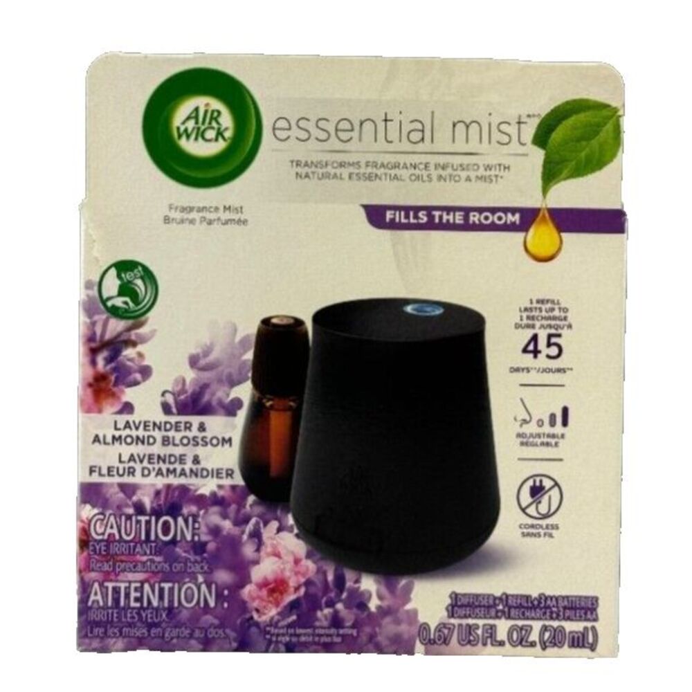 Air Wick Essential Mist Lavender & Almond‎ Blossom Air Freshener - 0.67oz